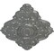 Ekena Millwork Ashford Ceiling Medallion, Hand-Painted Silver, 42 3/4"W x 28 7/8"H x 1"P CM42X28ASSLS - alternate 4